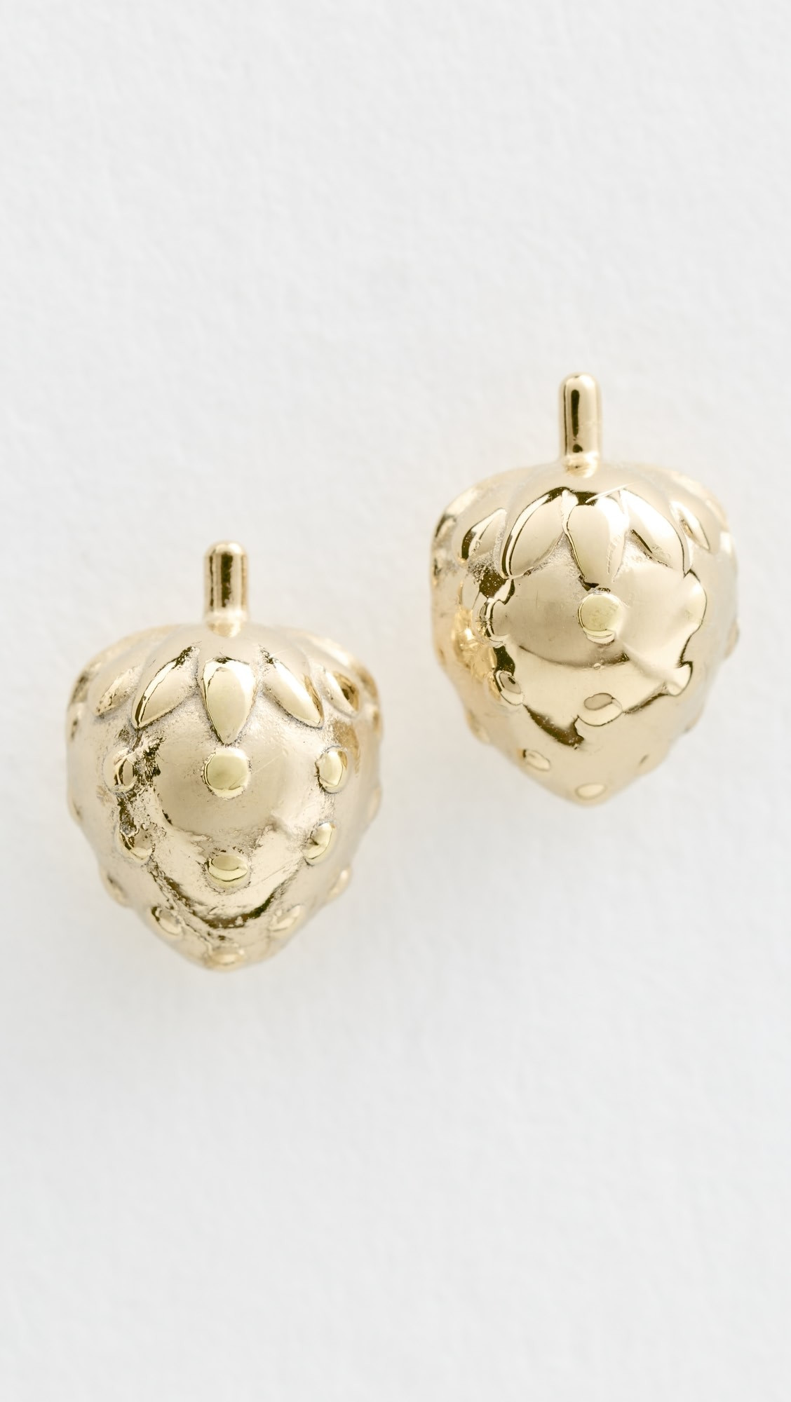 Demi-Fine Strawberry Stud Earrings | Shopbop