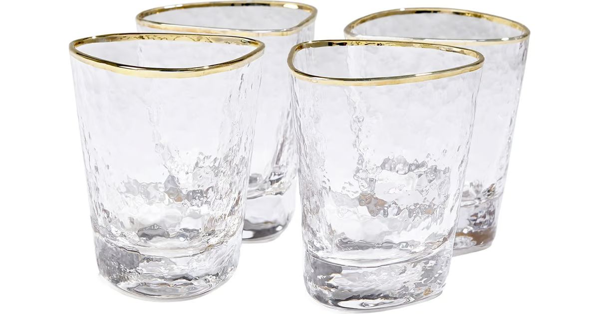 Hammered Water Glasses | Layla Grayce