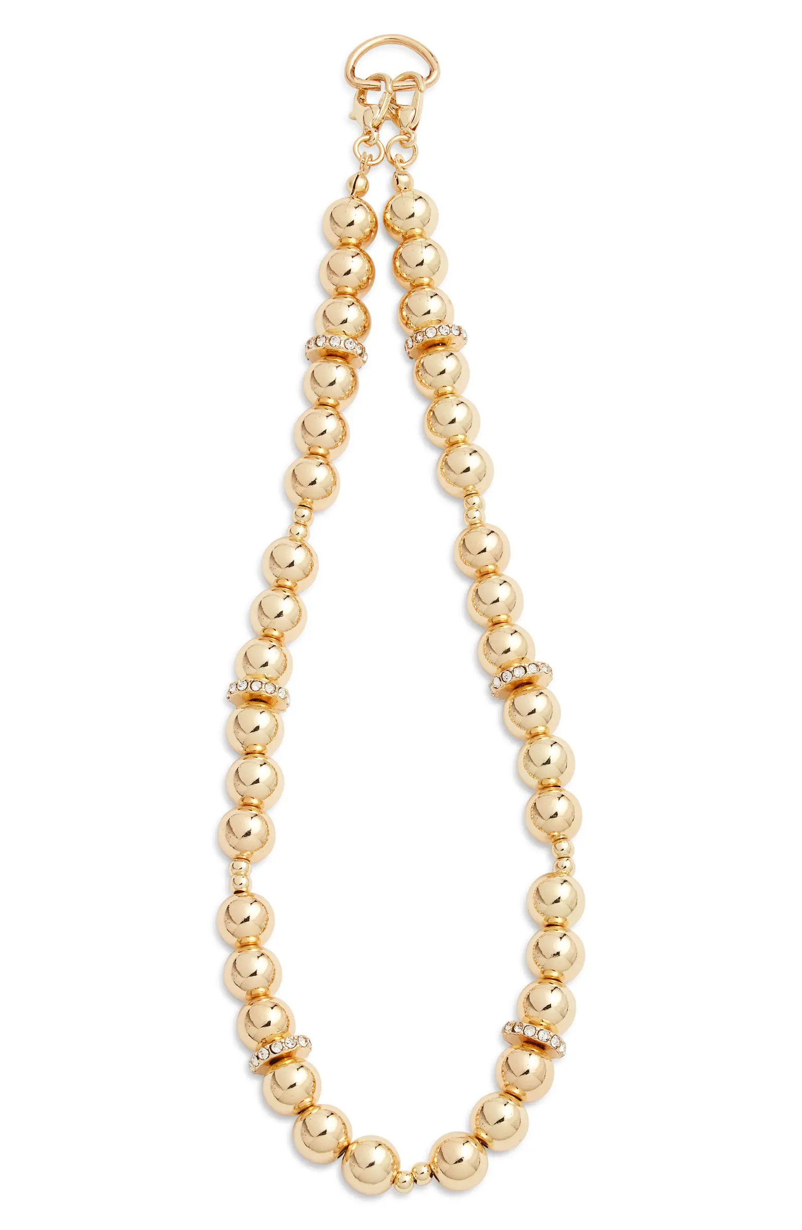 BaubleBar Pisa Pavé Beaded Phone Wrist Strap | Nordstrom | Nordstrom