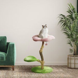 KBSPETS Floral 35-in Sisal Cat Tree, Cherry Blossom | Chewy.com