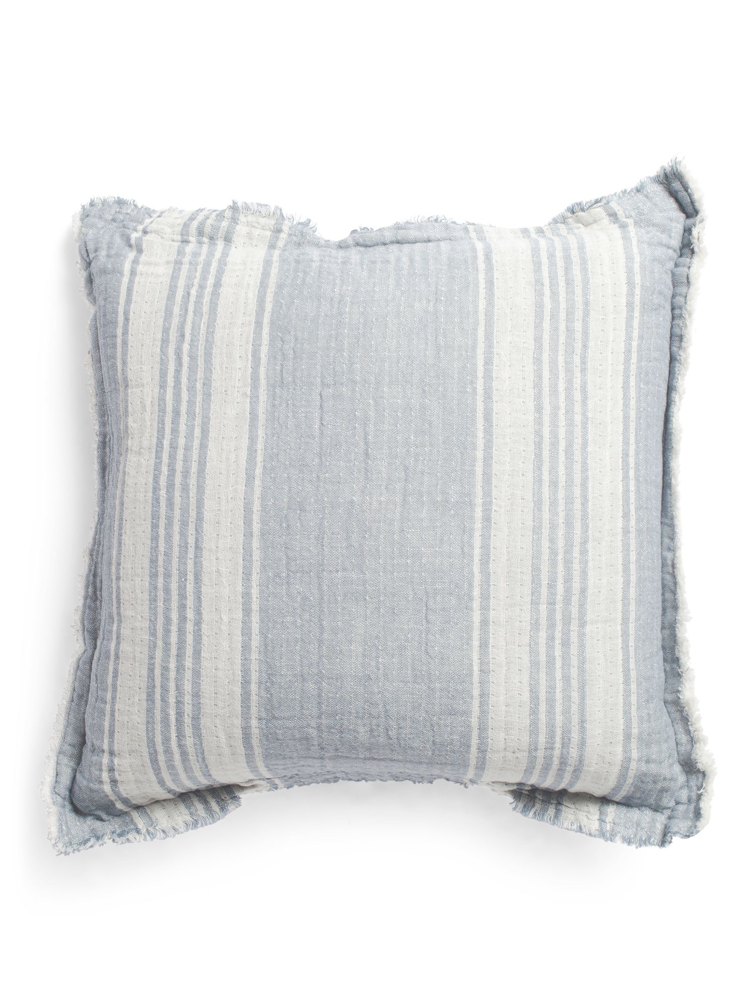 Made In India 20x20 Woven Stripe Pillow | TJ Maxx