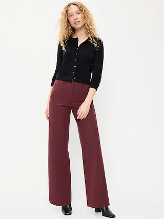 High-Waisted Pixie Super Wide-Leg Pants | Old Navy (US)