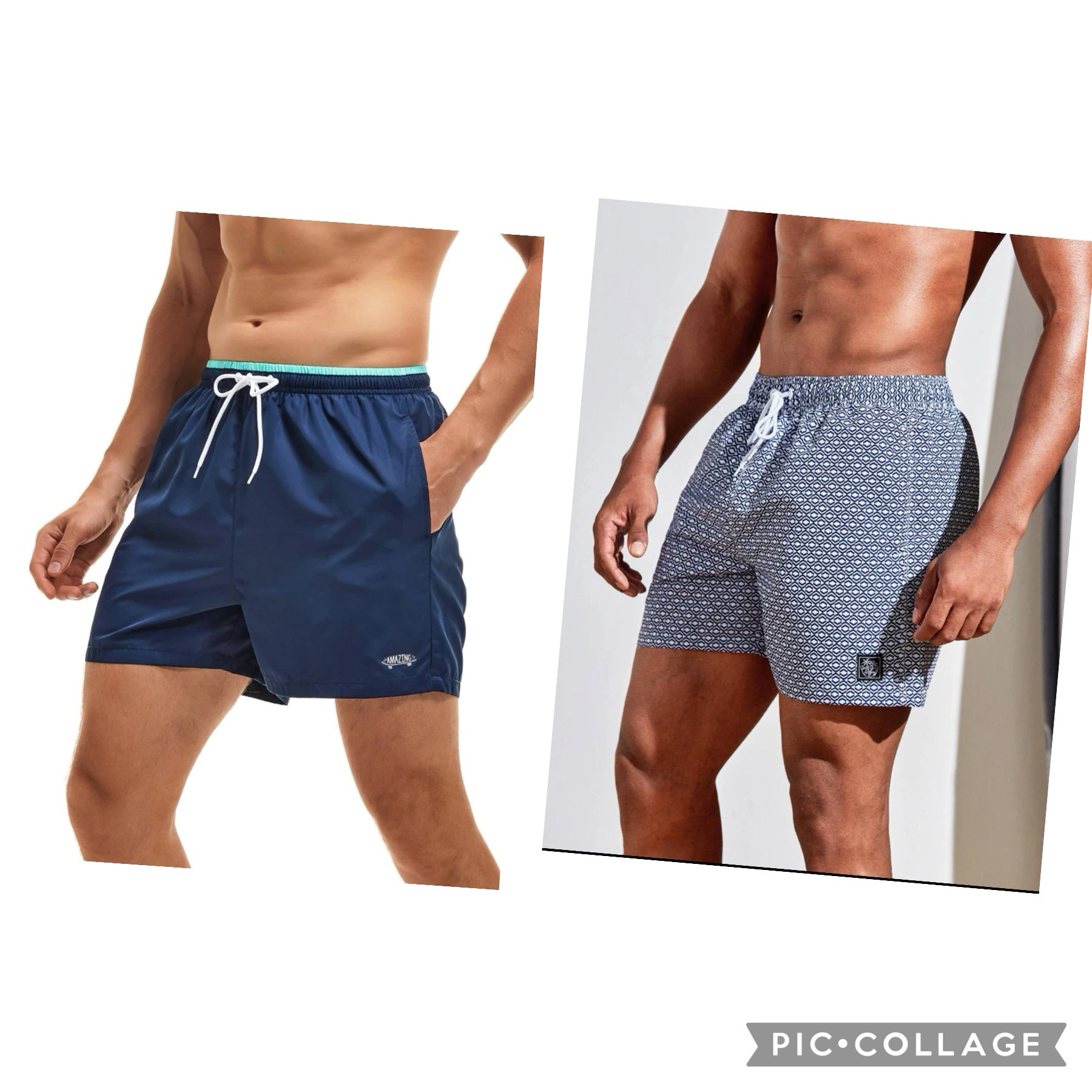 Men’s swim suit above the knee size large both have draw string and mesh liner

#LTKFestival #LTKswim #LTKSeasonal