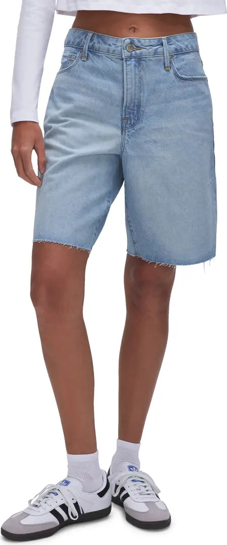 90s Good High Waist Denim Bermuda Shorts | Nordstrom