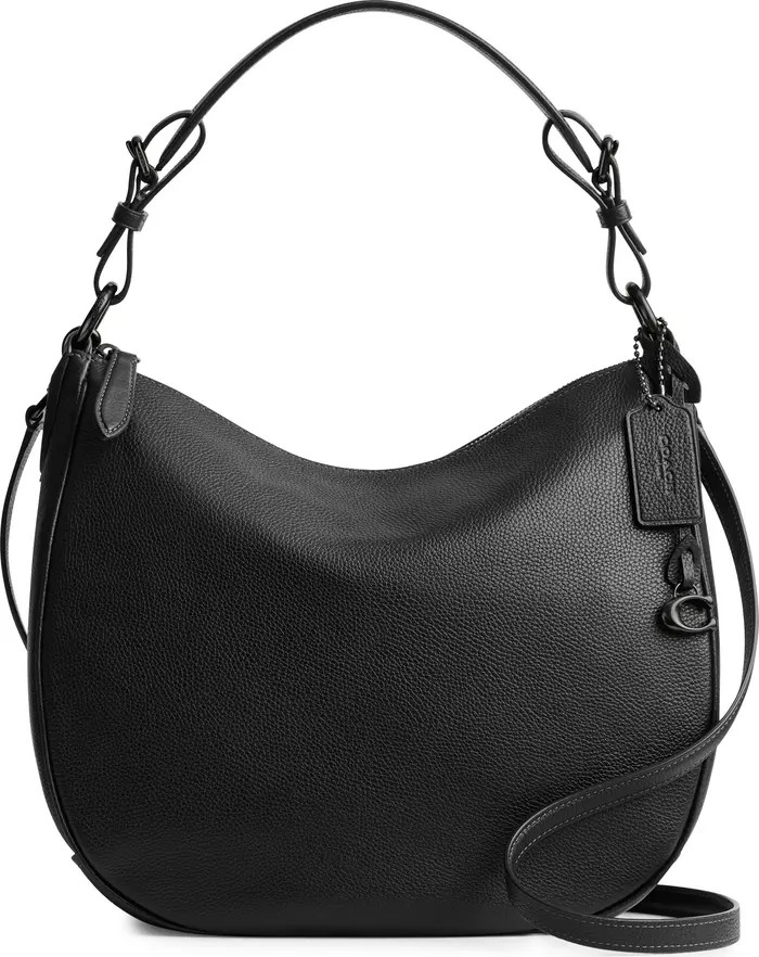Polished Pebble Leather Shoulder Bag | Nordstrom