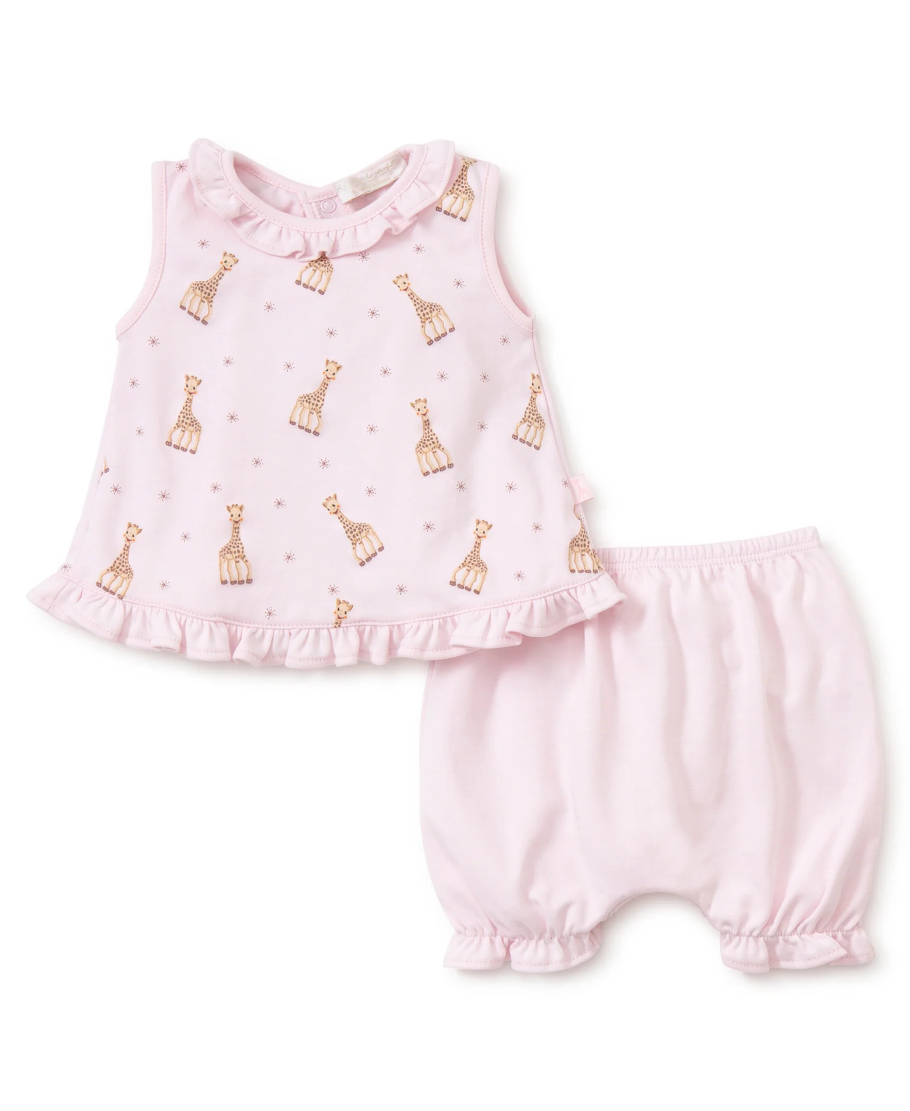 Sophie la girafe Pink Print Sunsuit | Kissy Kissy