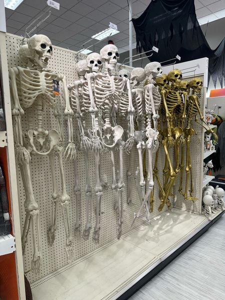 Halloween skeletons at Target! Love the gold ones 
💀☠️

#LTKHoliday