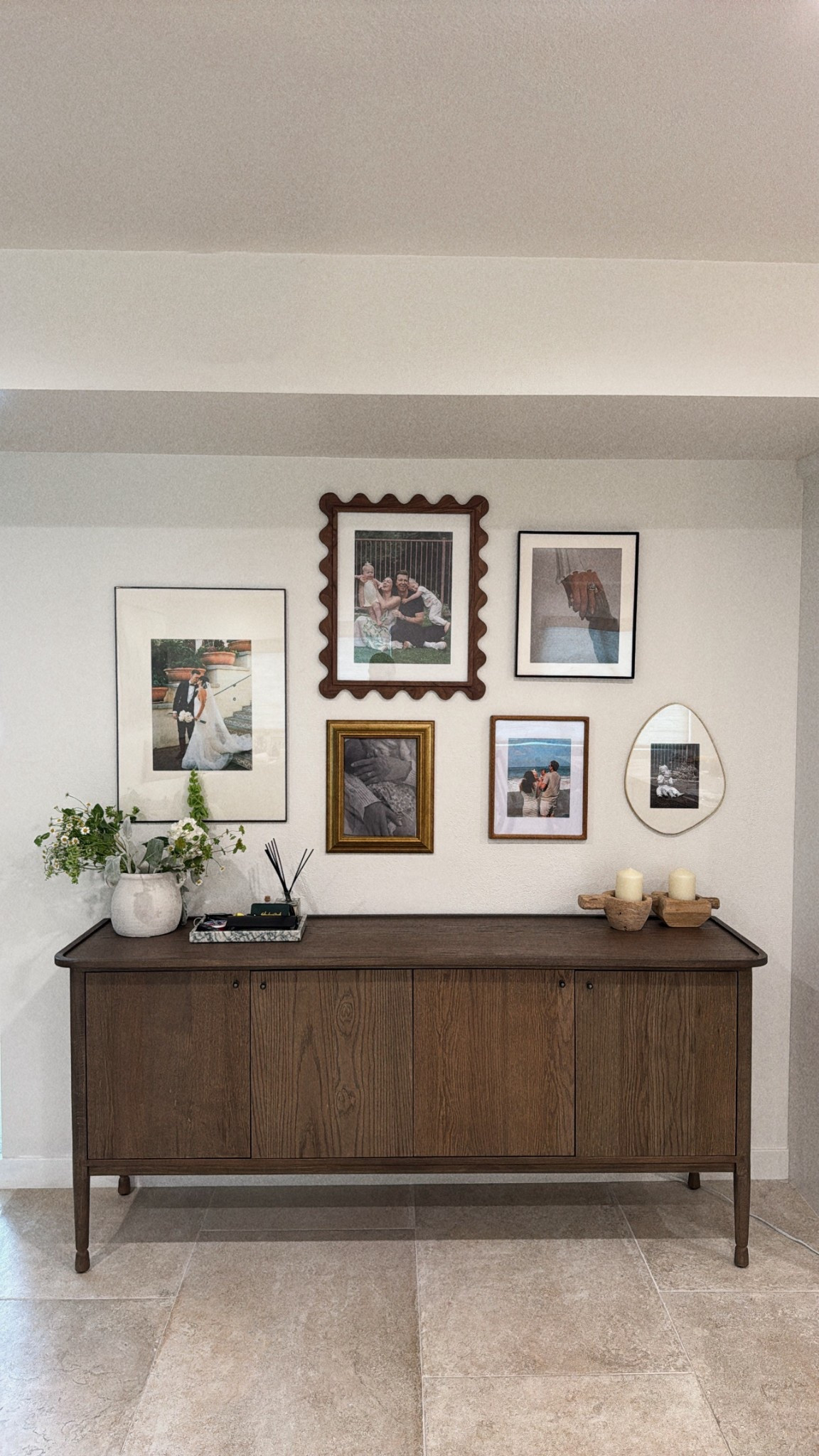 Gallery wall frames + console are linked!!! 🫶🏼

#LTKFamily #LTKSaleAlert #LTKHome