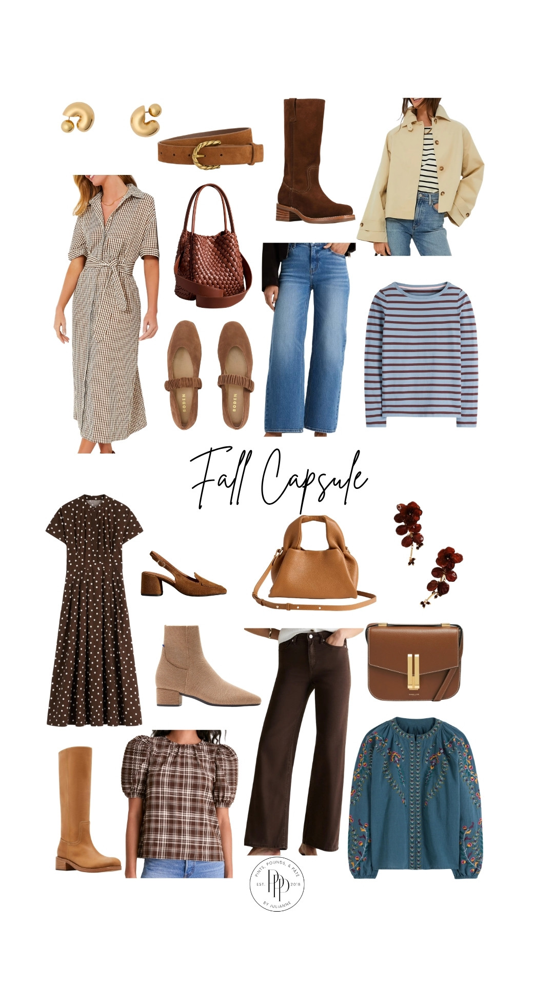 Your fall wardrobe, all in one place 🤎 Cozy layers, rich browns, classic prints, and pieces you can mix and match!! 🍂 

 #LTKootd #LTKSeasonal #LTKSaleAlert