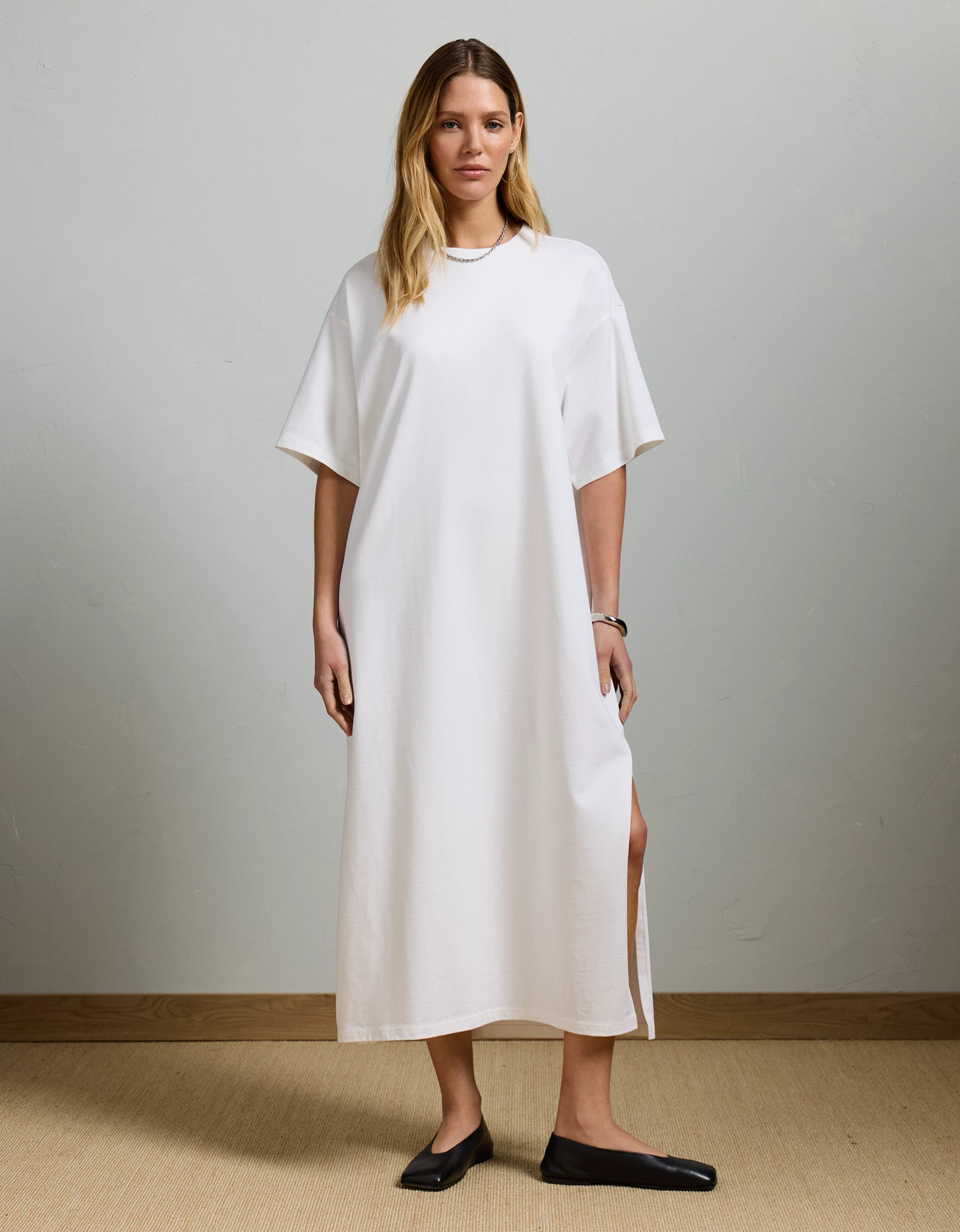 AE77 Premium T-Shirt Midi Dress | American Eagle Outfitters (US & CA)