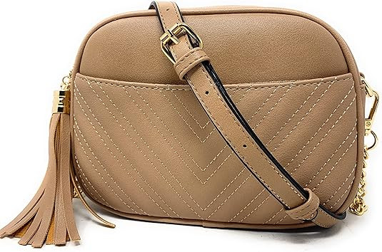 lola mae Quilted Crossbody Bag, Trendy Design Shoulder Purse | Amazon (US)