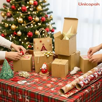UnicoPak 30 Pack 5x5x5 Brown Small Gift Boxes, Great for Gift-giving like Mug, Candle, Ornament, ... | Amazon (US)