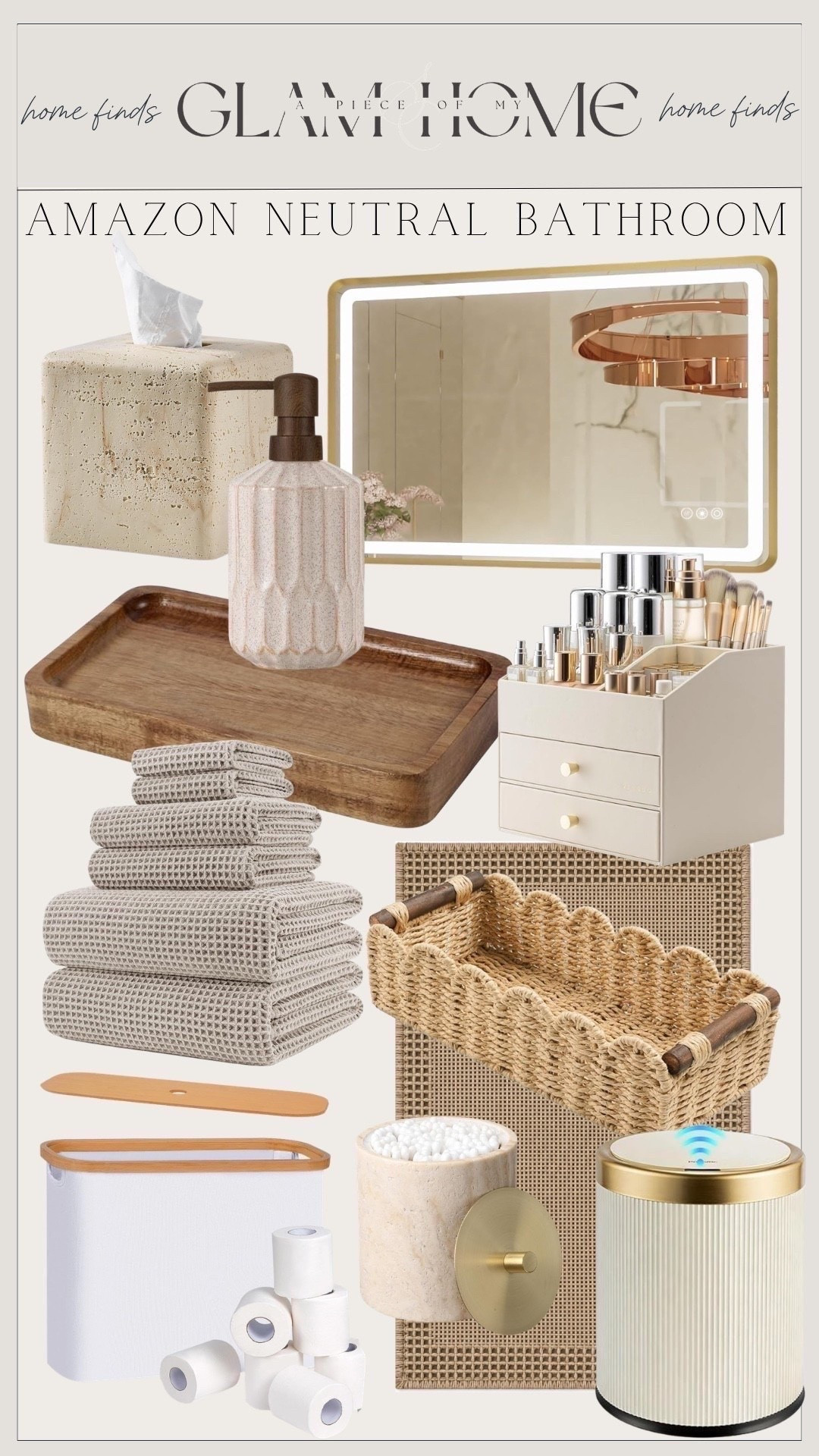 Amazon neutral bathroom, neutral bathroom decor, bathroom organization, minimalist bathroom, spa bathroom aesthetic, modern bathroom decor, beige bathroom decor, bathroom storage, neutral home finds, bathroom essentials, bathroom countertop decor, shower organization, bathroom shelving, luxury bathroom vibes, affordable bathroom finds, cozy bathroom decor, bathroom accessories, neutral towels, vanity organization, bathroom refresh, clean girl bathroom, modern farmhouse bathroom, aesthetic bathroom finds, Amazon home finds, bathroom styling, simple home decor, bathroom must haves, soft neutral decor

#LTKHome #LTKSeasonal #LTKU

Comment SHOP below to receive a DM with the link to this post on my LTK ⬇ https://liketk.it/6eV9n