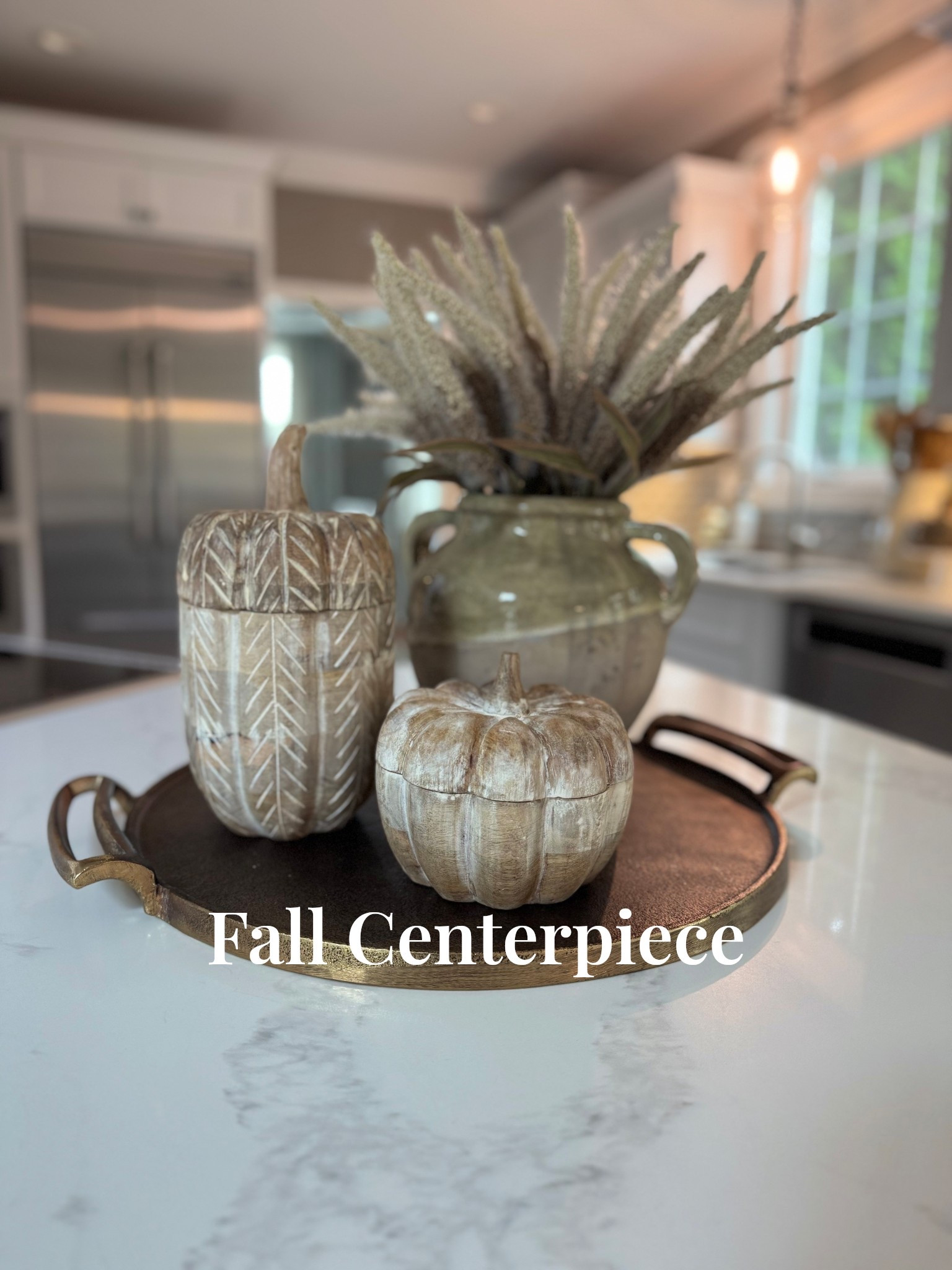 Cute and easy fall centerpiece. 
#ltkkitchen #fallhomedecor #ltkfallkitchen #ltkneutralfall #mypotterybarn


#LTKStyleTip #LTKSeasonal #LTKHome
