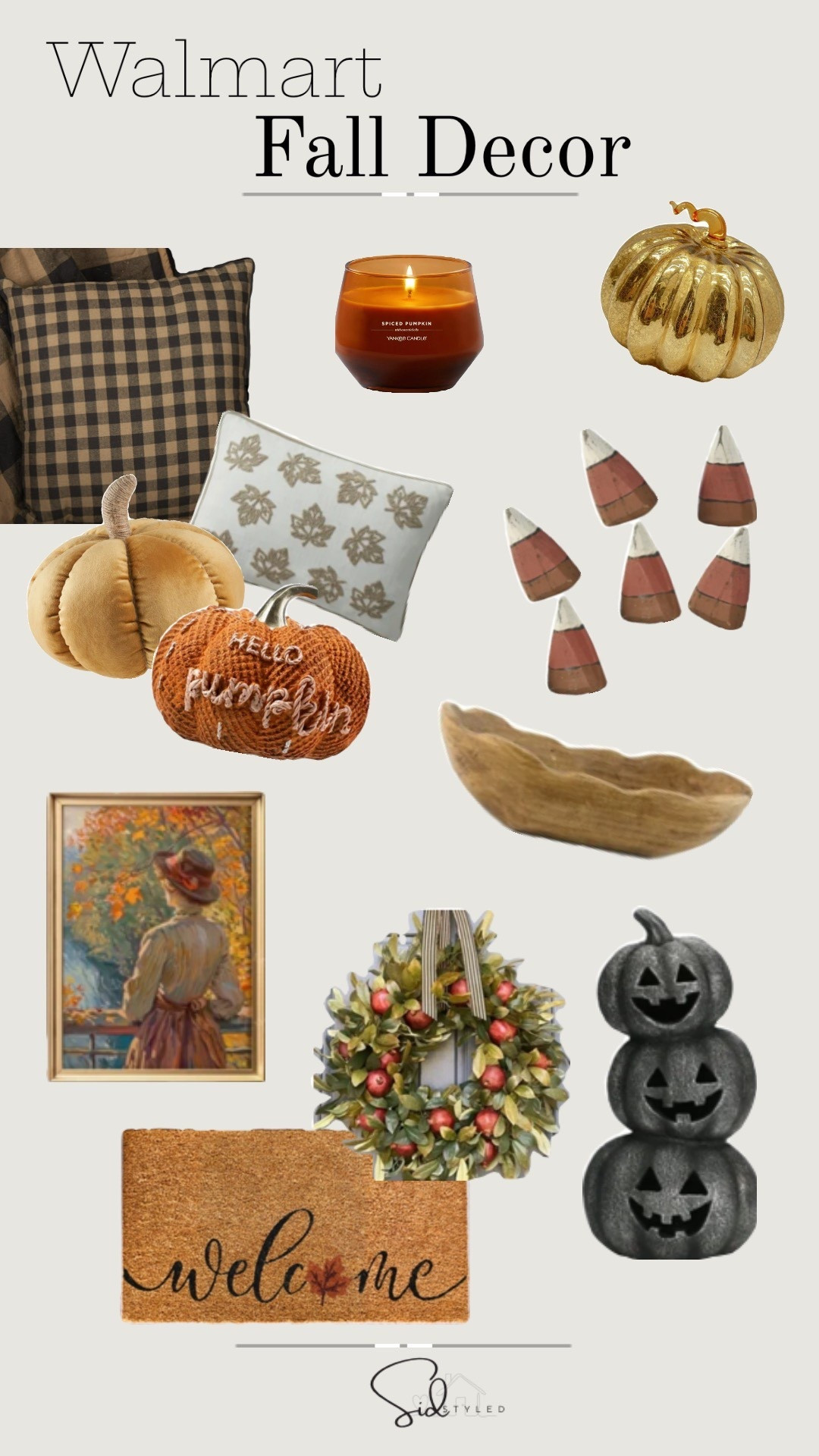 Walmart Fall Decor 

#LTKFindsUnder50 #LTKHome #LTKSeasonal