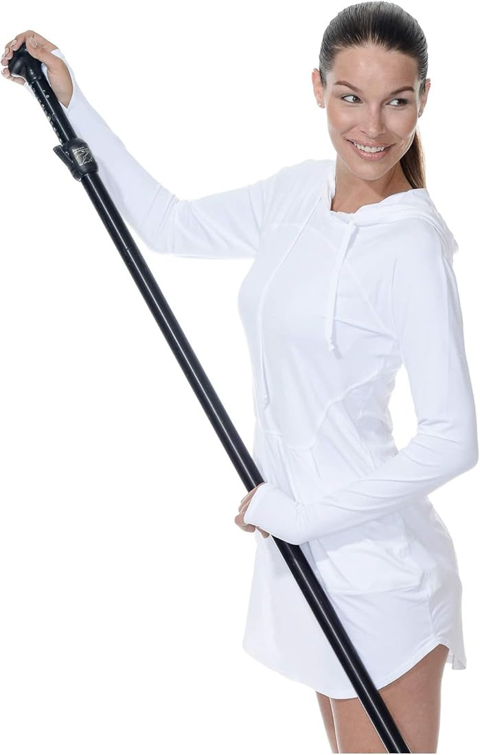 BloqUV Women's UPF 50+ Sun Protection Active Hoodie Dress | Amazon (US)