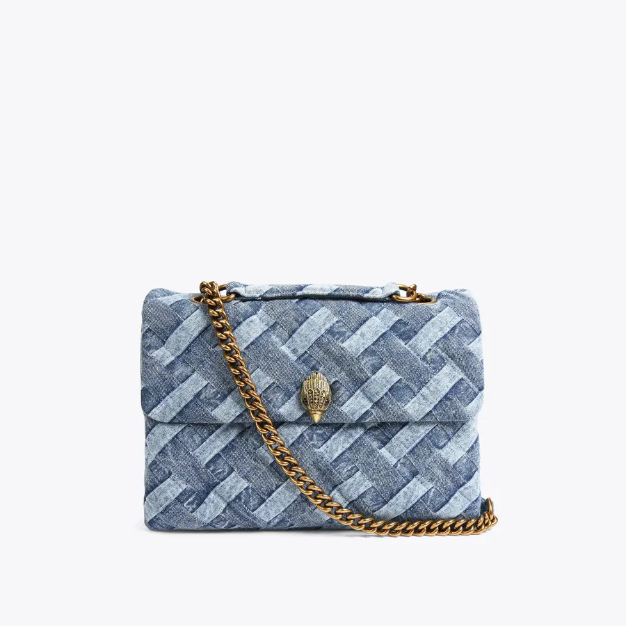 large denim kensington bag | Kurt Geiger US
