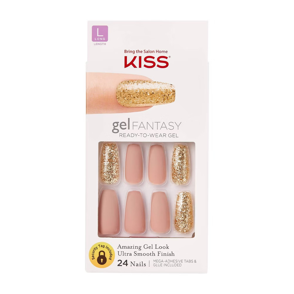 Kiss Gel False Nails - Background - 24ct | Target
