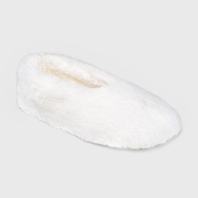 Women's Faux Fur Cozy Pull-On Slipper Socks - Stars Above™ | Target