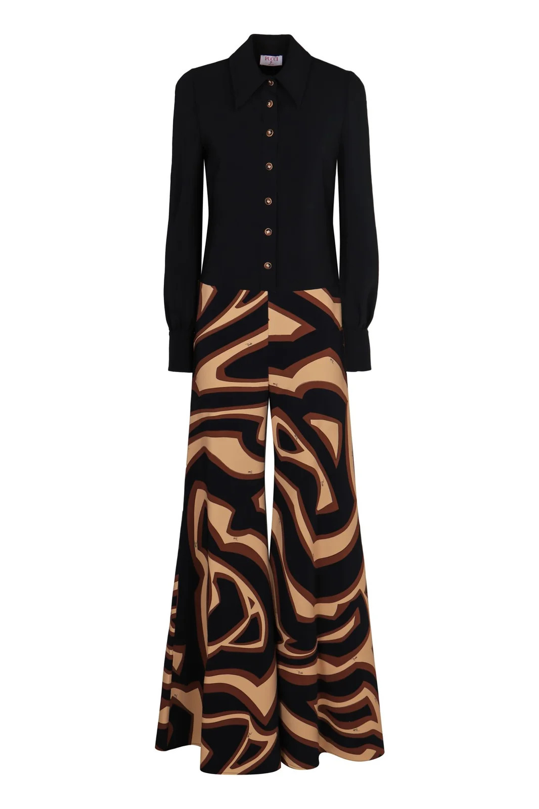 PUCCI Labyrinth Print Jumpsuit | Cettire Global