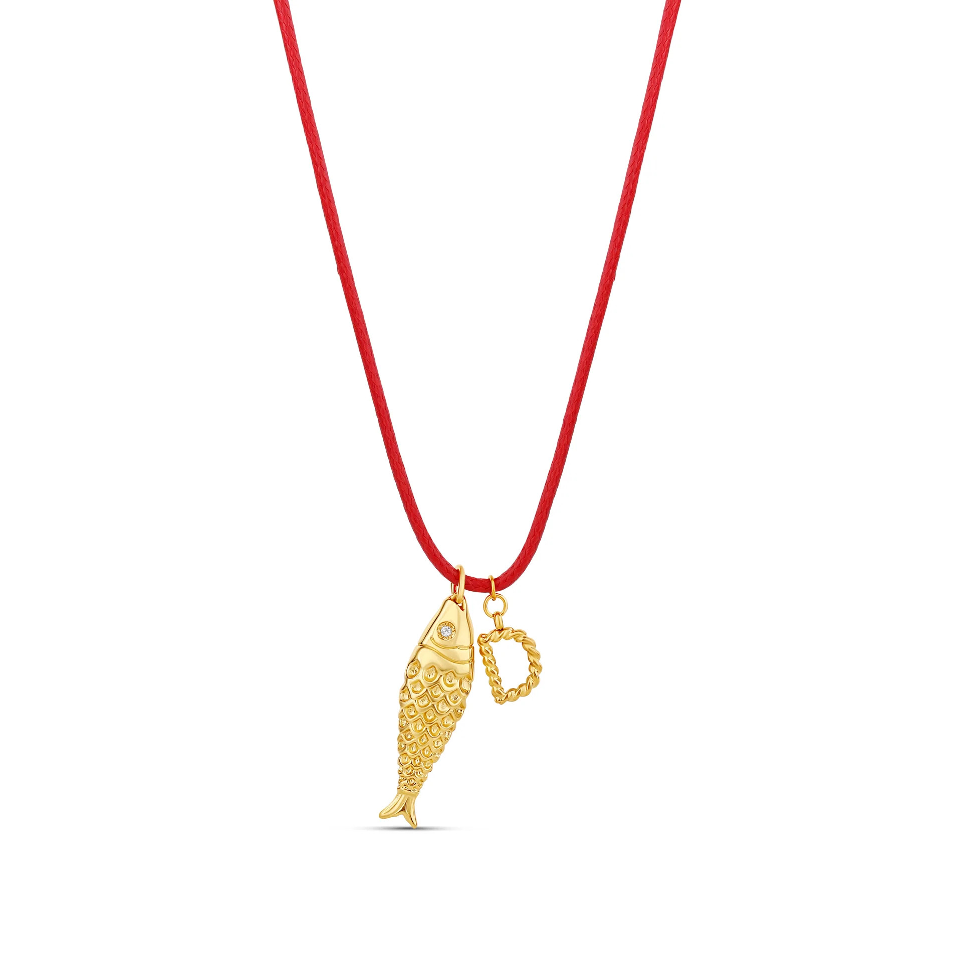 Coastal Catch Initial Necklace | Hannah B Jewelry