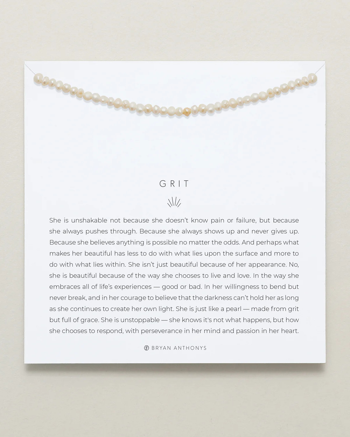 Grit Seed Pearl Necklace | Bryan Anthonys | Bryan Anthonys