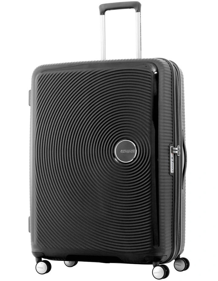 American TouristerCurio 2 80cm Spinner Suitcase in Black | Myer