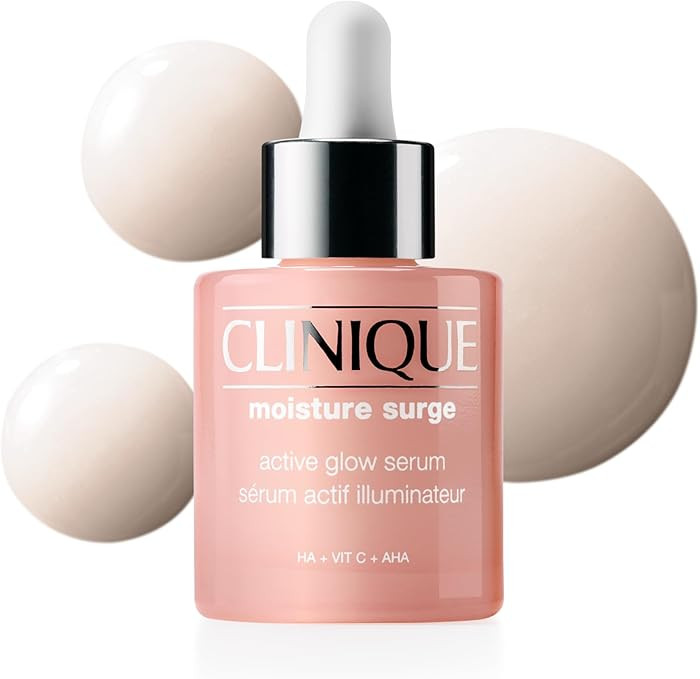 Clinique Moisture Surge Active Glow Serum with Lactic Acid, Hyaluronic Acid + Vitamin C | Hydrati... | Amazon (US)