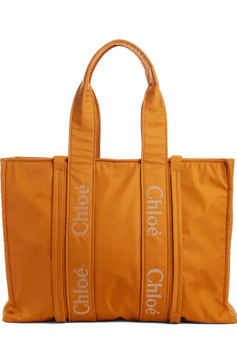Chloé Medium Woody Textile Tote | Nordstrom | Nordstrom