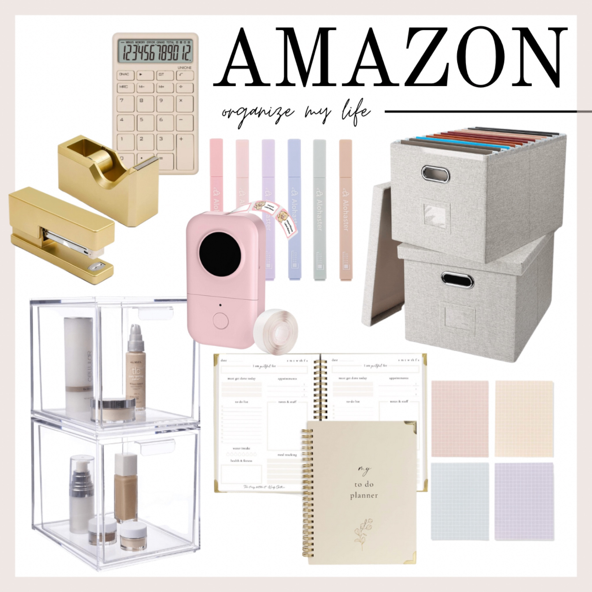 The New Year always calls for new office supplies & good clean out! Not sure what it is, but January always has me ready to organize it all!! 📒📅📎

#LTKstyletip #LTKunder50 #LTKworkwear