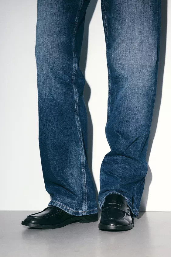 LEATHER DECK LOAFERS | Zara UK