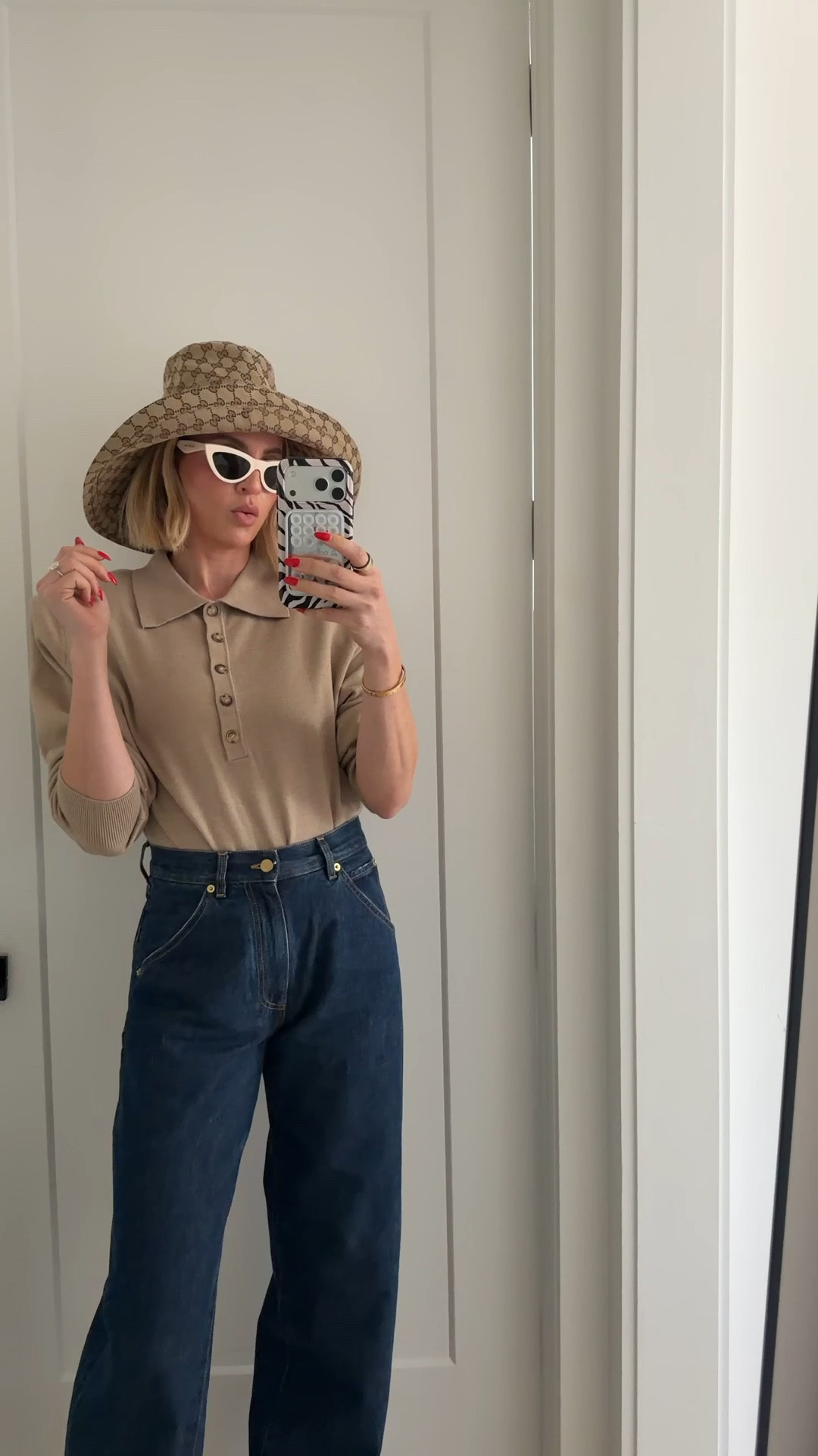 Wearing a large in the top but def could have done a medium. Size down in the jeans 

#LTKOver40 #LTKootd #LTKTall