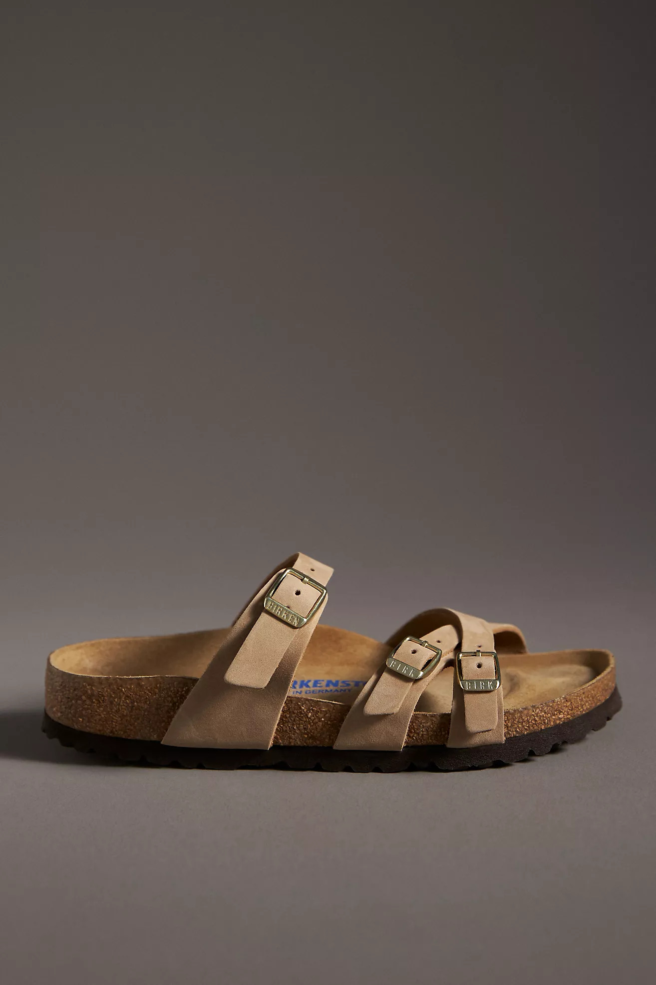Birkenstock Franca Soft Footbed Nubuck Sandals | Anthropologie (US)