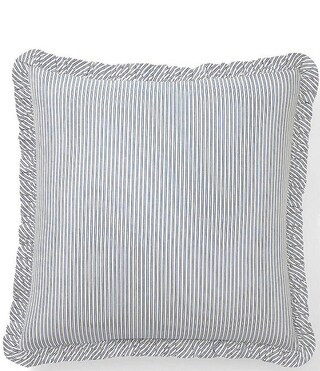 Amy Pinstriped Euro Pillow Sham | Dillard's