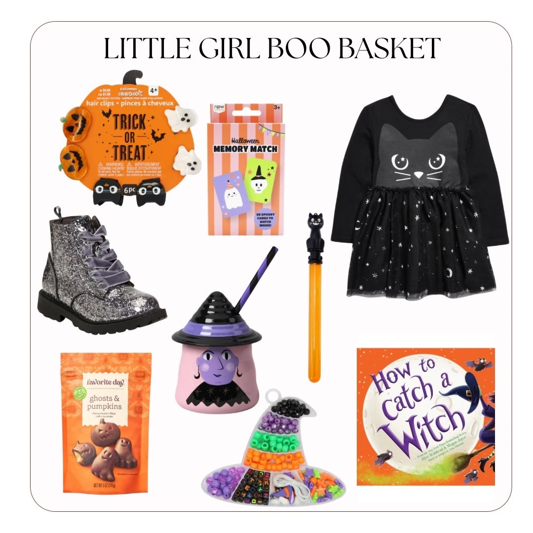 Boo Basket Ideas and inspo for little girls. 

#LTKHalloween #LTKKids #LTKFamily