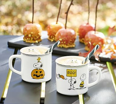 Peanuts™ Stoneware Mugs - Set of 2 | Pottery Barn (US)