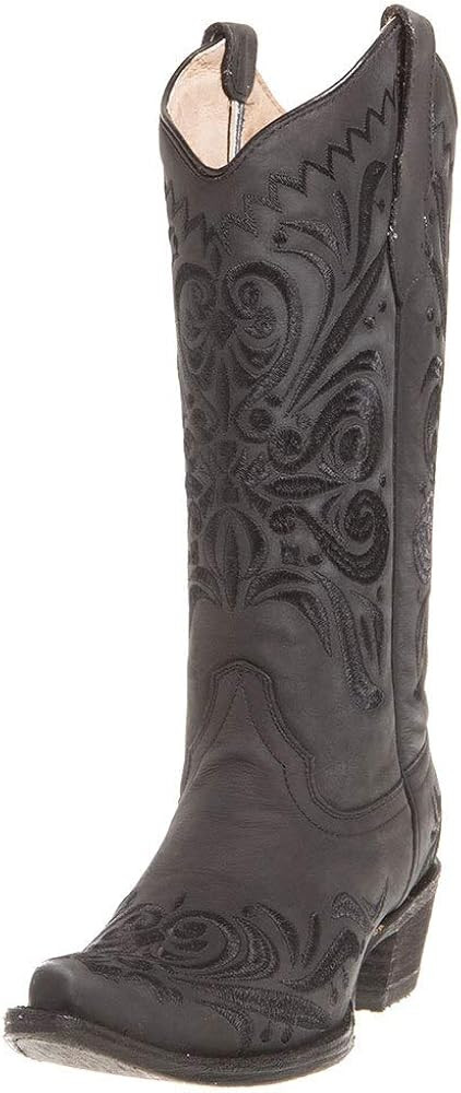 Circle G Women's Filigree Western Boot Snip Toe | Amazon (US)