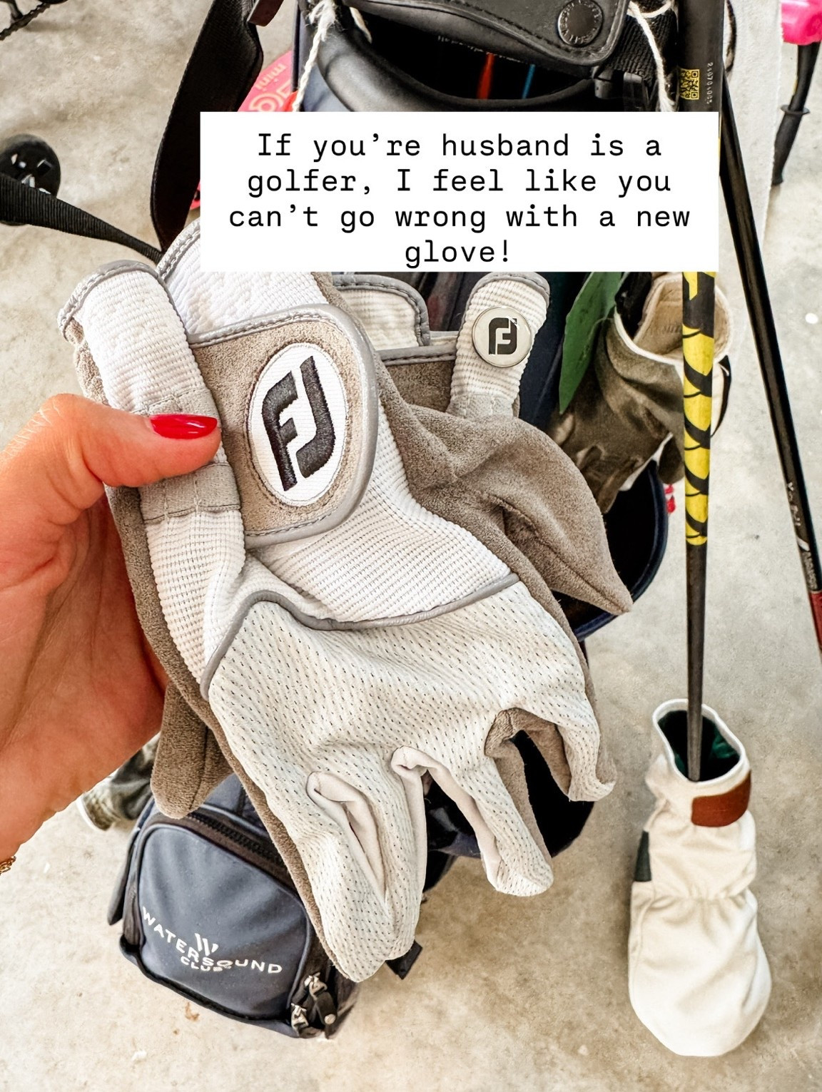 If your husband is a golfer, I feel like they are always needing new gloves! This is a great gift you could pair with tees for Father’s Day!

Loverly Grey, men’s gift ideas, Father’s Day gifts, golf glove

#LTKMens