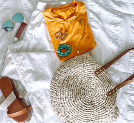Vacation outfit, greece outfit inspo, summer outfit, linen pants, resortwear 

#LTKstyletip #LTKFind #LTKtravel