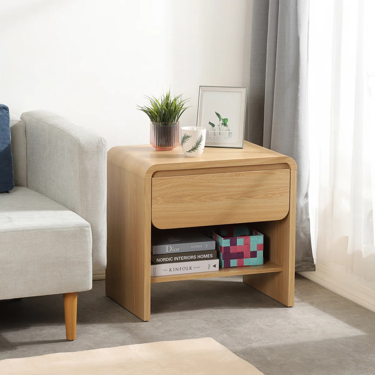 Rickie 1-Drawer End Table with Storage | Wayfair North America