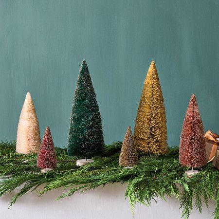 Decorator Bottlebrush Trees (Set of 6) | West Elm (UK)