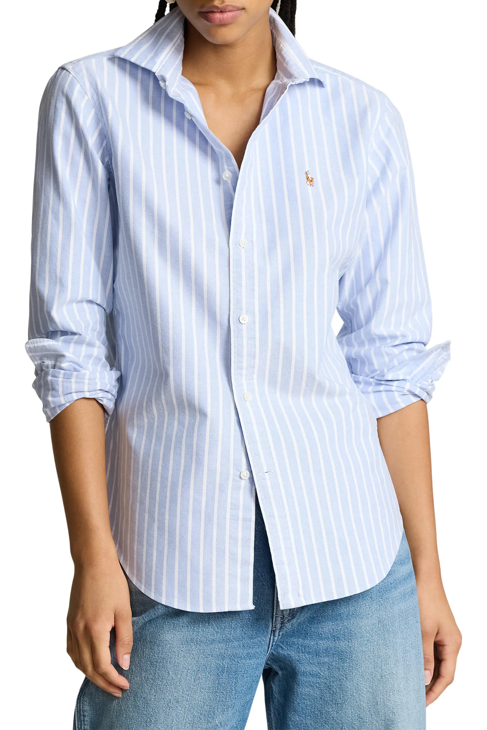 Oxford Cotton Button-Up Shirt (Women) | Nordstrom | Nordstrom