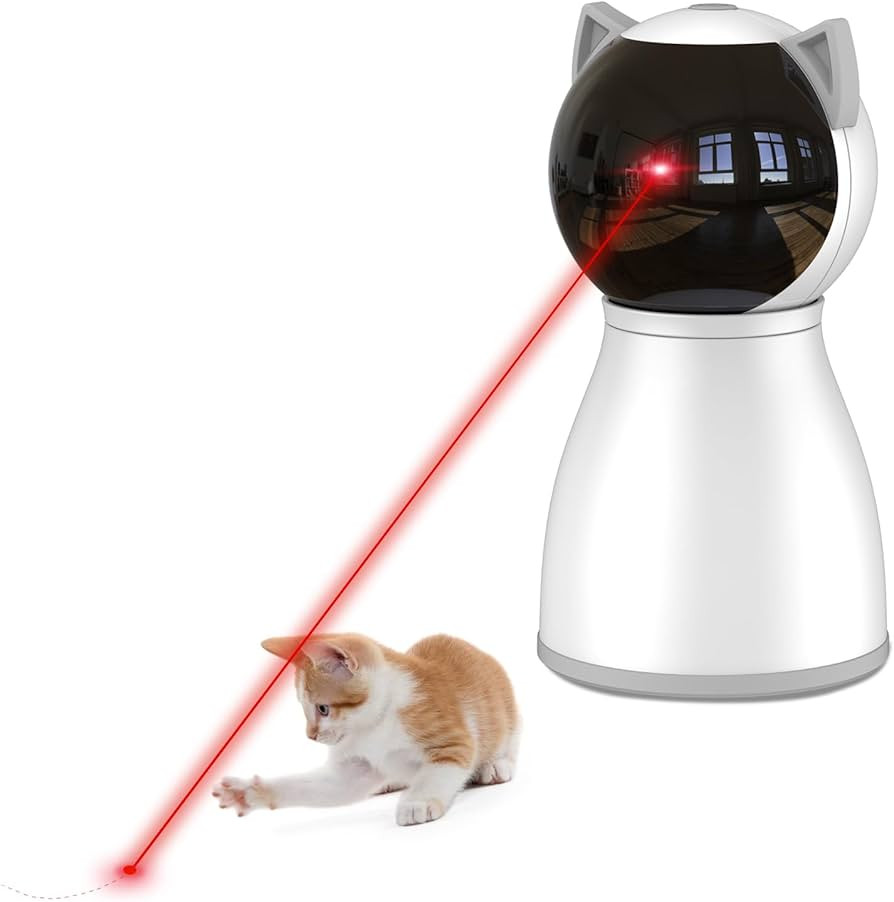 YVE LIFE Laser Cat Toys for Indoor Cats,The 4th Generation Real Random Trajectory Motion Activate... | Amazon (US)