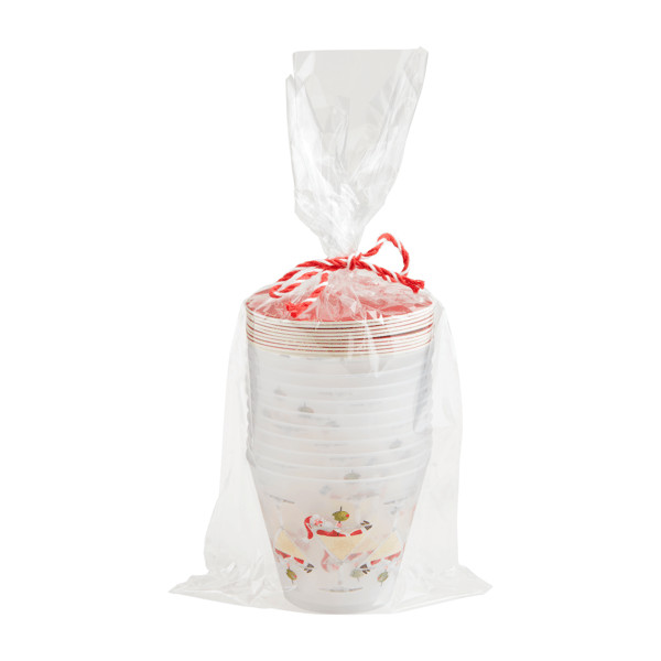 Martini Santa Wine Party Cup & Coaster Set | Mud Pie