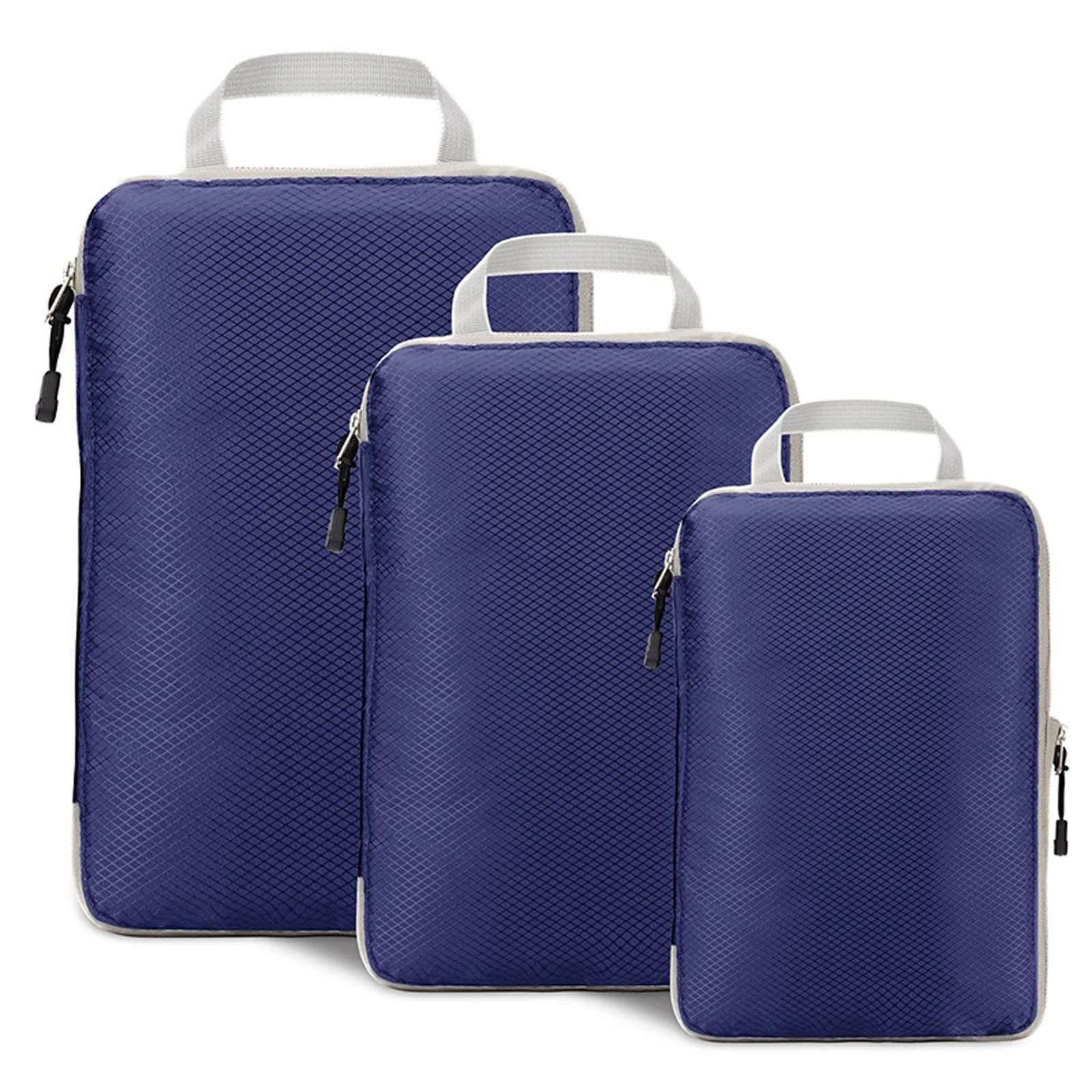 Ratfeit Compression Packing Cubes, 3pcs Expandable Storage Travel Luggage Bags Organizers (Gray) | Walmart (CA)