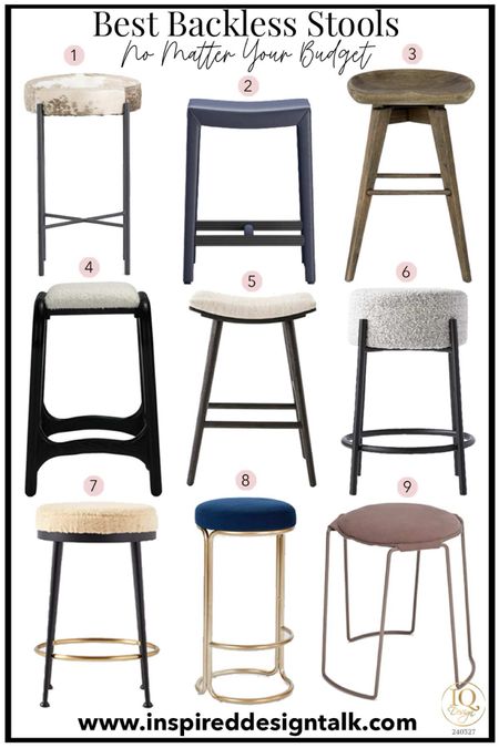 Backless counter stool ideas to update your kitchen island  

#LTKover40 #LTKstyletip #LTKhome