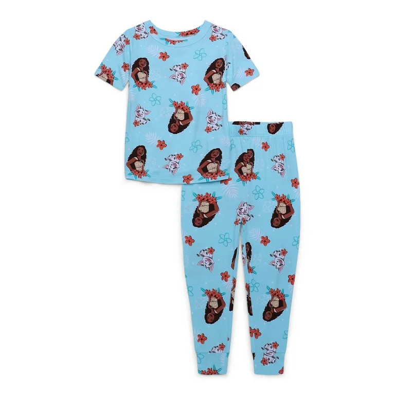 Character Toddler Viscose Unisex 2-Piece Pajama Set, Sizes 12M-5T | Walmart (US)