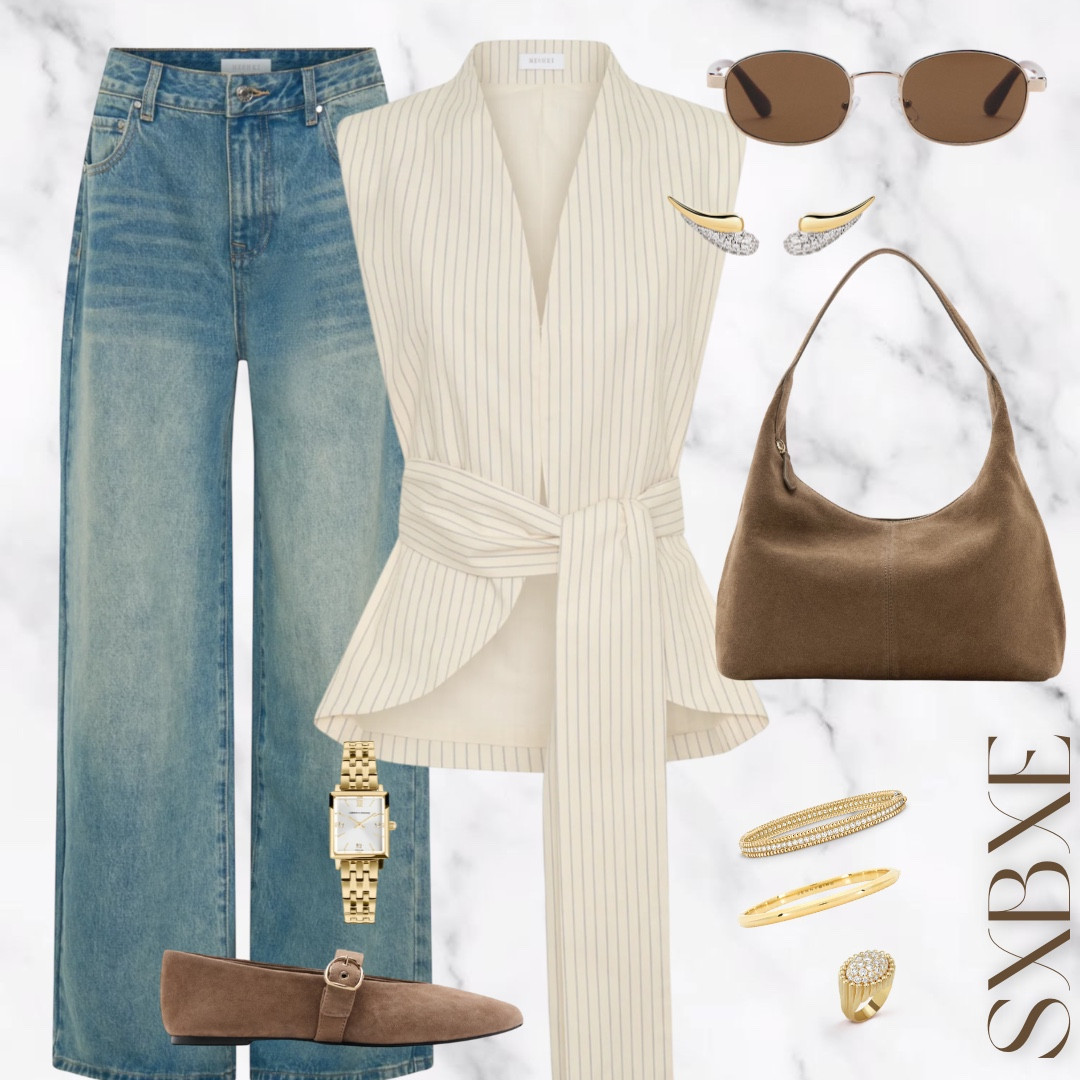 3 looks styling the Meshki pinstripe tie top & shorts 🤍

#LTKWorkwear #LTKspringtrends #LTKootd