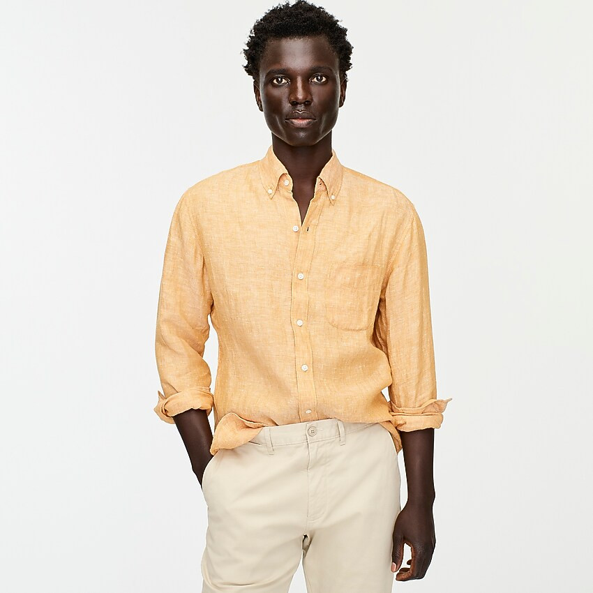 Slim Baird McNutt Irish linen shirt | J. Crew US