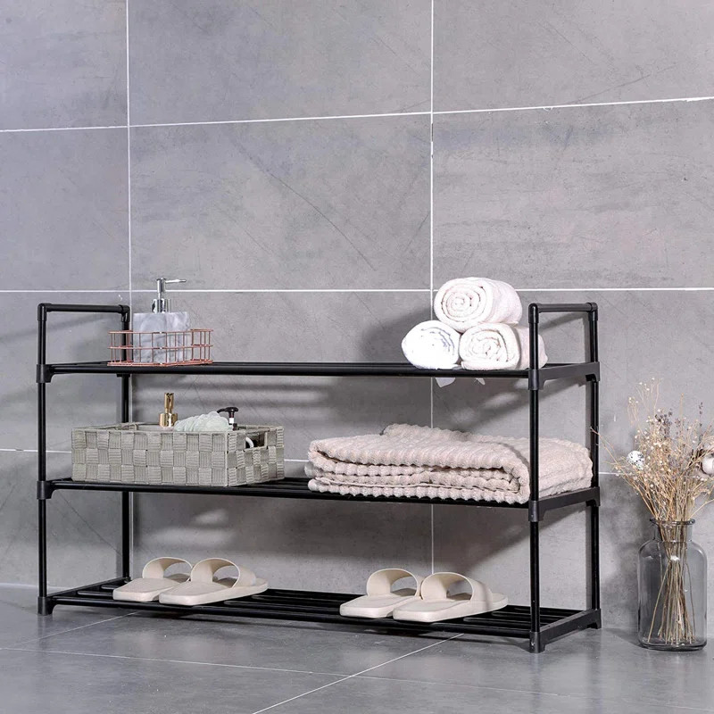 Metal Tower 15 Pair Shoe Rack | Wayfair North America